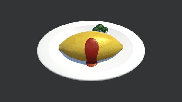 Omelette rice