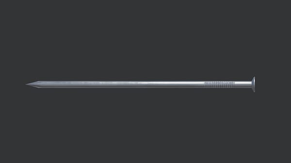 Hammer a long nail